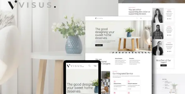 Visus – Interior Design & Architecture Elementor Template Kit