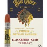 Big Chief THC Cartridge 1G – Blackberry Kush