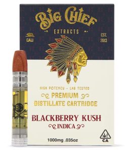 Big Chief THC Cartridge 1G – Blackberry Kush