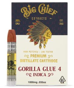 Big Chief THC Cartridge 1G – Gorilla Glue 4